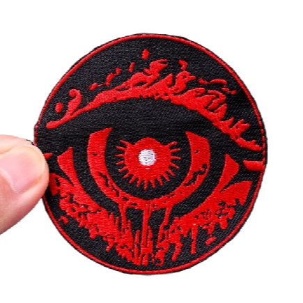 Bloody Eyes 'Round' Embroidered Patch