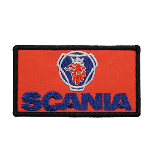 Cool 'Scania Logo' Embroidered Velcro Patch