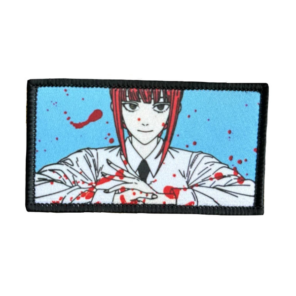 Chainsaw Man 'Makima | Scatter Blood' Embroidered Velcro Patch