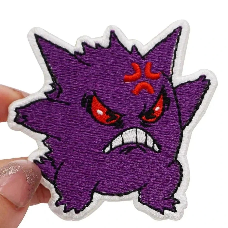 Pokemon 'Gengar | Angry' Embroidered Patch — Little Patch Co