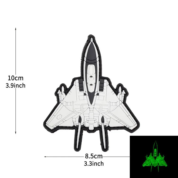 Grumman F-14 Tomcat 'Luminous' PVC Rubber Velcro Patch