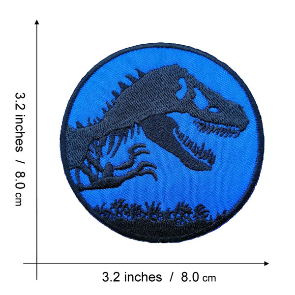 Jurassic Park 'Logo | Round' Embroidered Patch