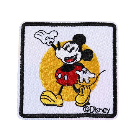 Mickey Mouse 'Mickey | Square' Embroidered Patch