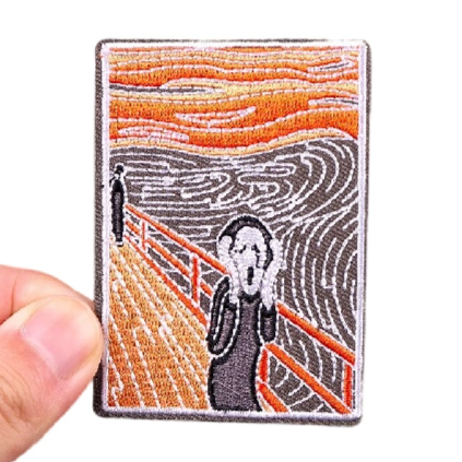 Edvard Munch Painting 'The Scream' Embroidered Patch