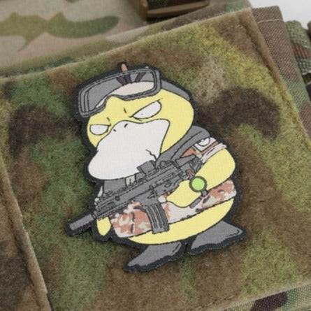 Pocket Monster 'Psyduck | Tactical Gear' Embroidered Velcro Patch