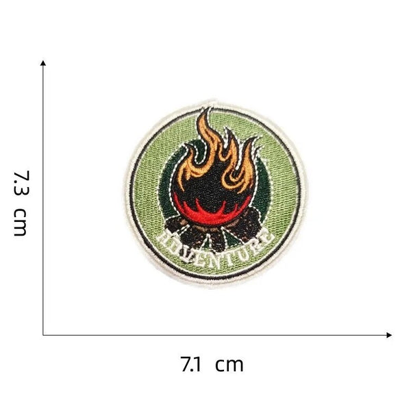 Bonfire 'Adventure' Embroidered Patch