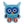 Load image into Gallery viewer, Cute Owl &#39;Staring&#39; Embroidered Patch
