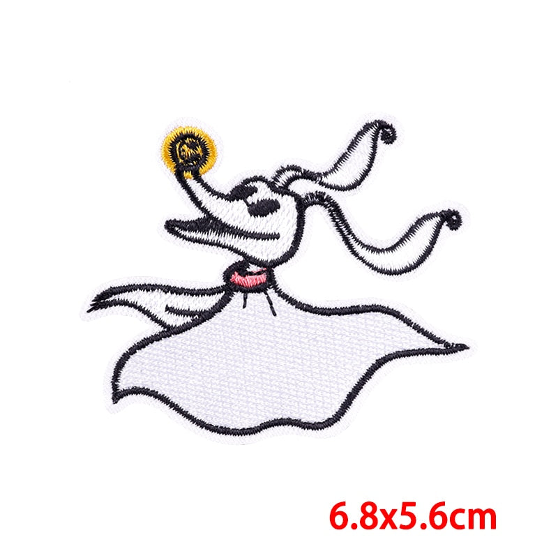 The Nightmare Before Christmas 'Zero' Embroidered Patch