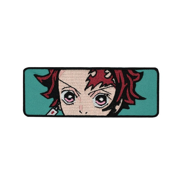 Kimetsu no Yaiba 'Tanjiro | Peeking' Embroidered Patch