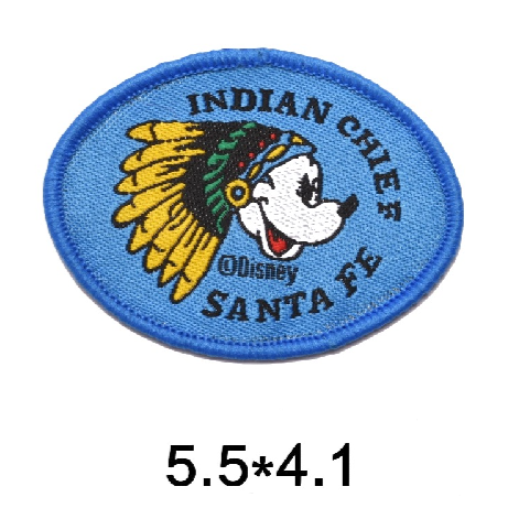 Mickey Mouse 'Mickey | Indian Chief Santa Fe' Embroidered Patch