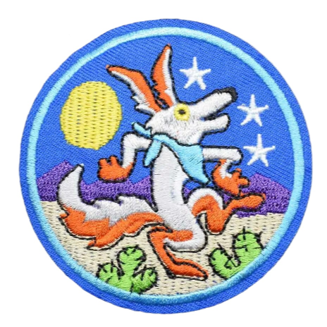 Looney Tunes 'Wile E. Coyote | Exploring' Embroidered Patch