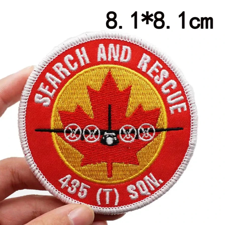 Emblem 'Canadian Search and Rescue 435 Squadron' Embroidered Patch
