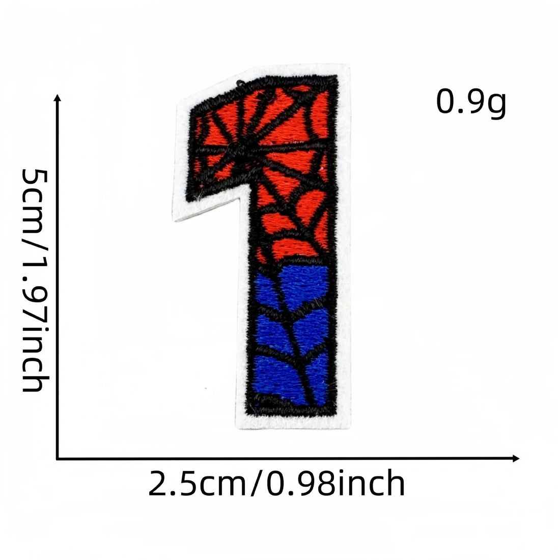 Spider-Man Number 'One' Embroidered Patch