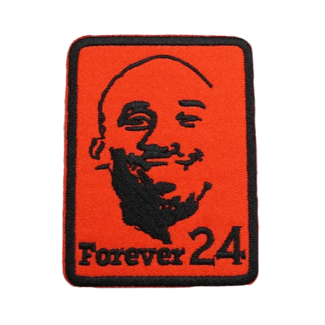 Basketball Player 'Kobe Bryant | Forever 24' Embroidered Velcro Patch