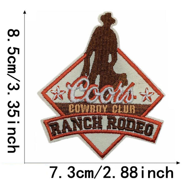 Coors Cowboy Club Ranch Rodeo 'Logo' Embroidered Patch