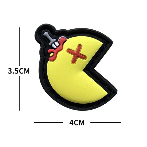 Pac-Man x Classic Horror Killers 'Set of 5' PVC Rubber Velcro Patch