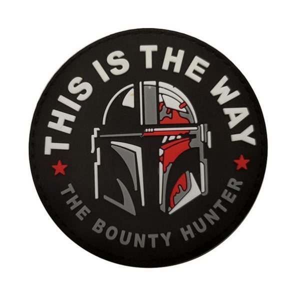 Empire and Rebellion 'This Is The Way | The Bounty Hunter | 1.0' PVC Rubber Velcro Patch