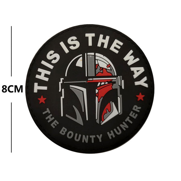 Empire and Rebellion 'This Is The Way | The Bounty Hunter | 1.0' PVC Rubber Velcro Patch