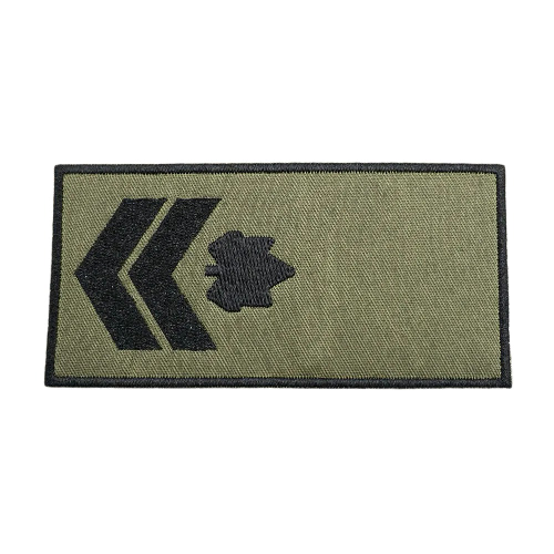 Military Canadian Rank 'Master Corporal | Left' Embroidered Velcro Patch