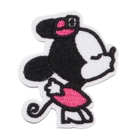 Minnie Mouse 'Kiss' Embroidered Patch