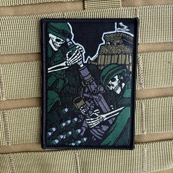 Skull Soldiers 'Missile Bomb' Embroidered Velcro Patch