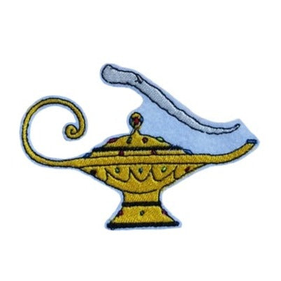 Arabian Nights 'Magic Lamp' Embroidered Patch