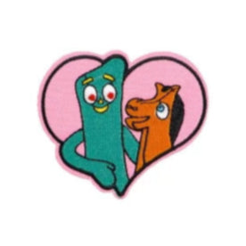 Gumby Adventures ‘Gumby and Pokey | Heart’ Embroidered Patch