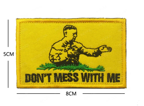 Military Tactical 'General Mattis | Don't Mess with Me' Embroidered Velcro Patch