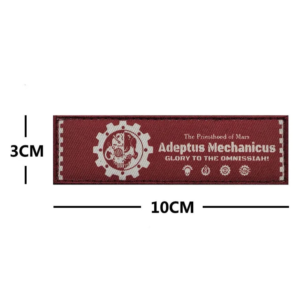 Warhammer 'Adeptus Mechanicus | The Priesthood of Mars' Embroidered Velcro Patch