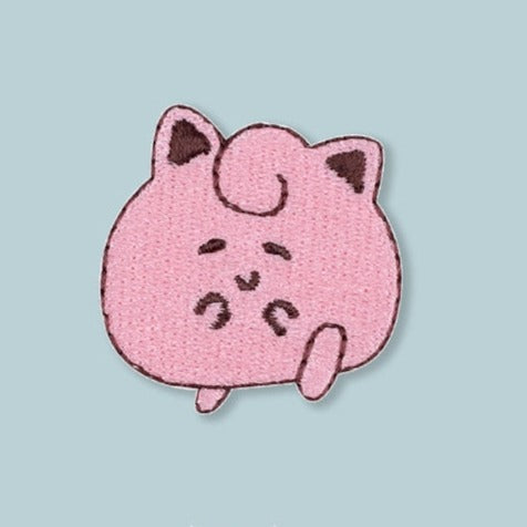 Pocket Monster 'Cute Jigglypuff | Happy' Embroidered Patch