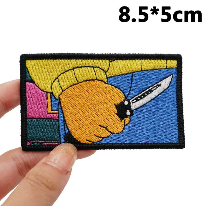 Arthur 'Arthur's Fist with Knife' Embroidered Patch