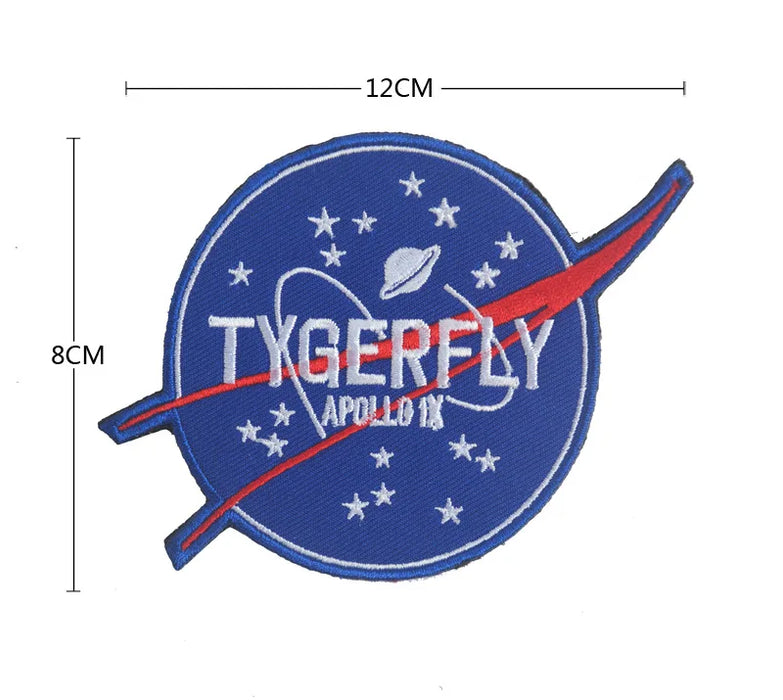 Space Force 'Tygerfly Apollo IX' Embroidered Velcro Patch