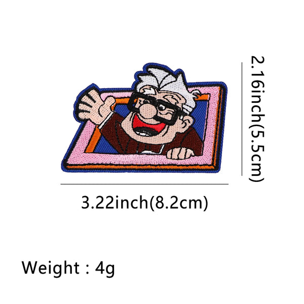 Up 'Carl Fredricksen | Waving 1.0' Embroidered Patch