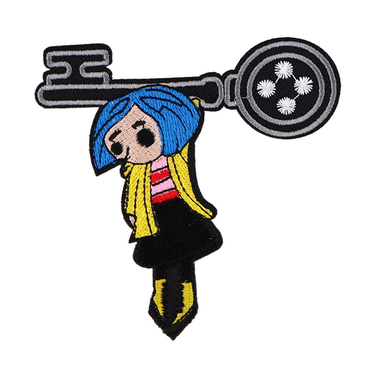Coraline ‘Button Key' Embroidered Patch