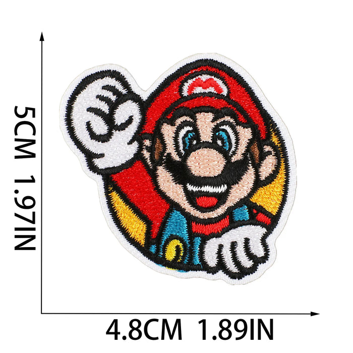 Super Mario Bros. 'Mario  Fist' Embroidered Patch — Little Patch Co