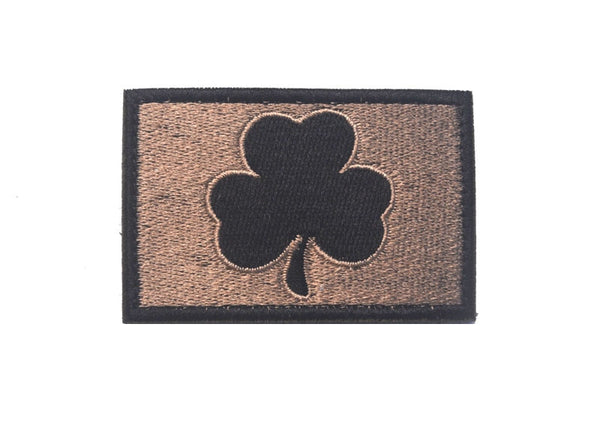 Clover Leaf 'Square' Embroidered Velcro Patch