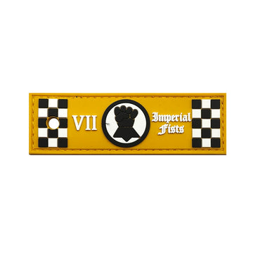 Warhammer 'Imperial Fists VII' PVC Rubber Velcro Patch