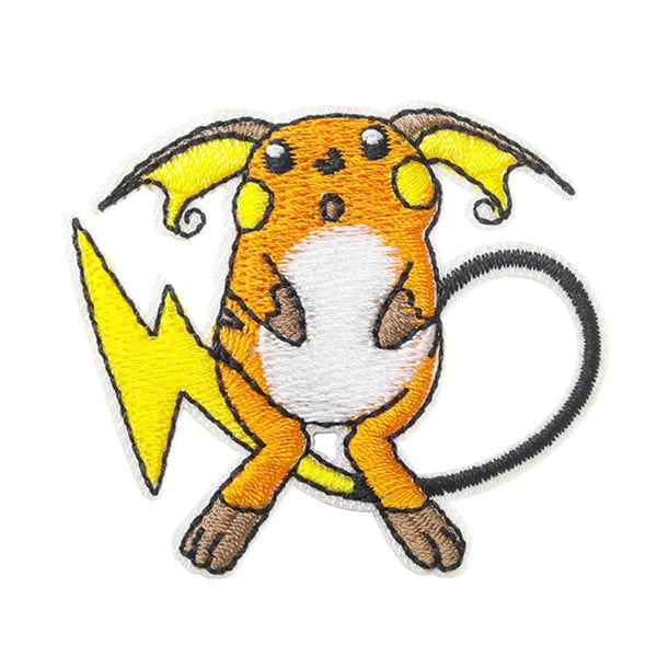 Pocket Monster 'Raichu | Surprised' Embroidered Patch