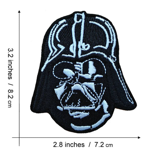 Empire and Rebellion 'Darth Vader Helmet' Embroidered Patch