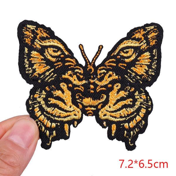 Butterfly 'Tiger Face' Embroidered Patch