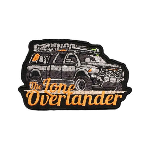 The Lone Overlander 'Side View' Embroidered Velcro Patch