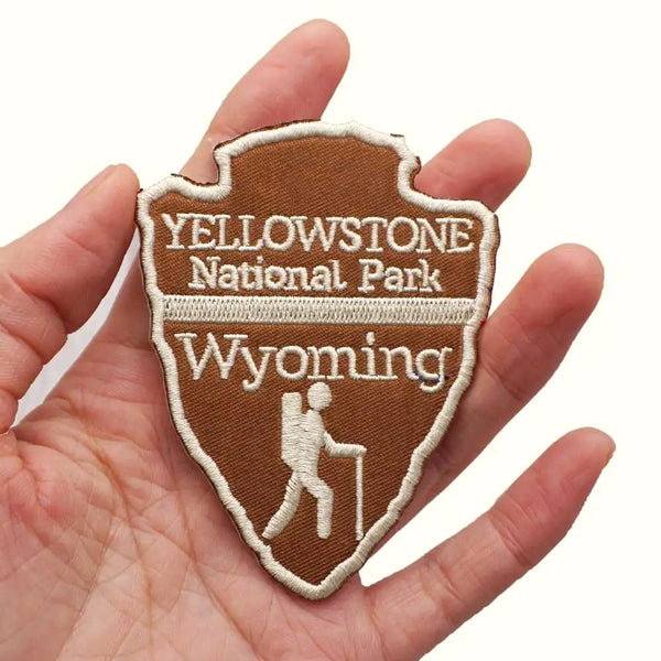 Travel 'Yellowstone National Park Wyoming' Embroidered Patch