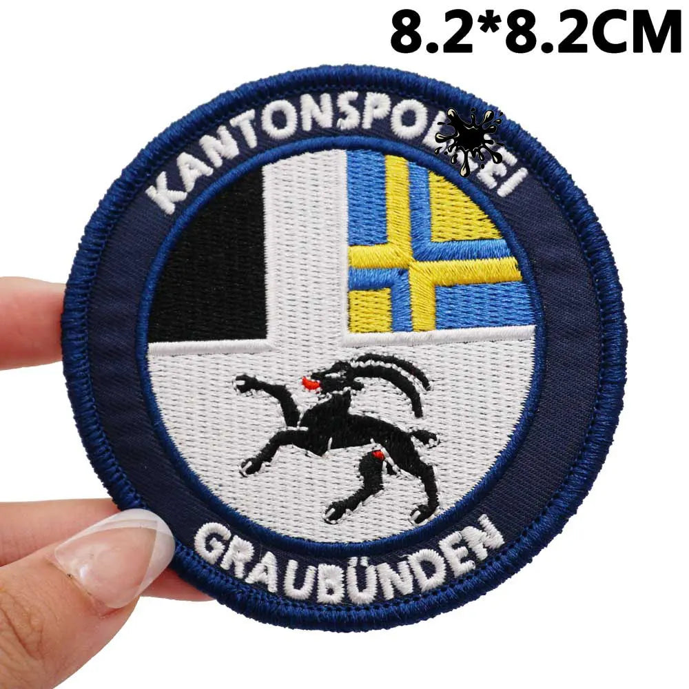 Emblem 'Kantonspolizei Graubünden' Embroidered Patch