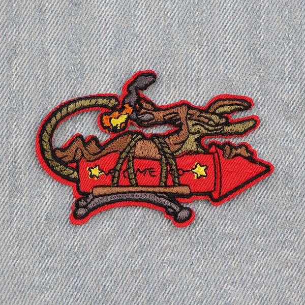 Looney Tunes 'Wile E. Coyote | Bomb’ Embroidered Patch