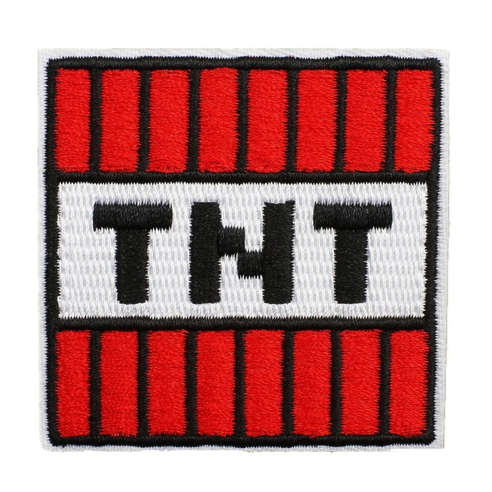 Minecraft 'TNT' Embroidered Patch