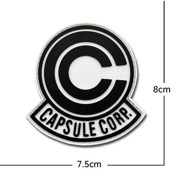 Saiyan Saga 'Capsule Corp. Logo | Luminous' PVC Rubber Velcro Patch