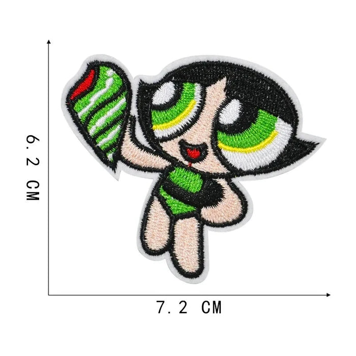 The Powerpuff Girls 'Buttercup | Seashell 1.0' Embroidered Patch