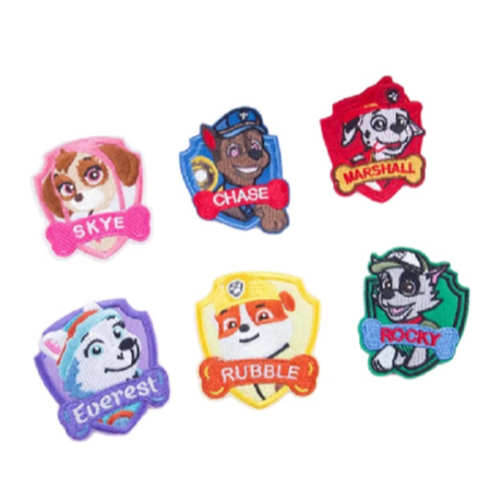 PAW Patrol 'Rescue Dogs | Set of 6' Embroidered Patch