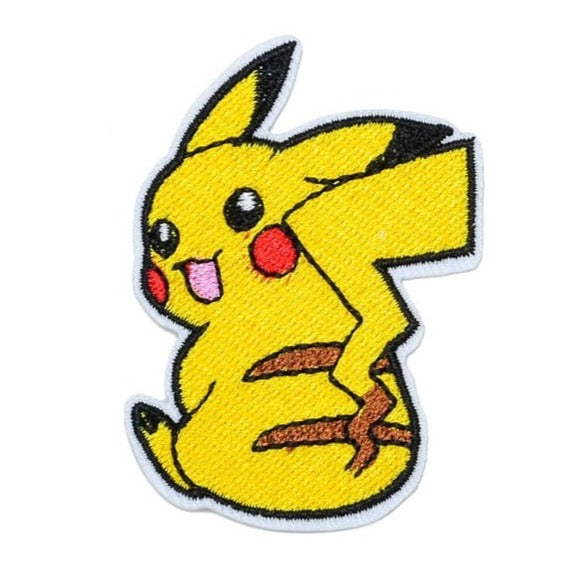 Pocket Monster 'Pikachu | Looking Back' Embroidered Patch