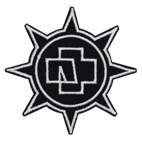Music 'Rammstein Star Logo' Embroidered Patch